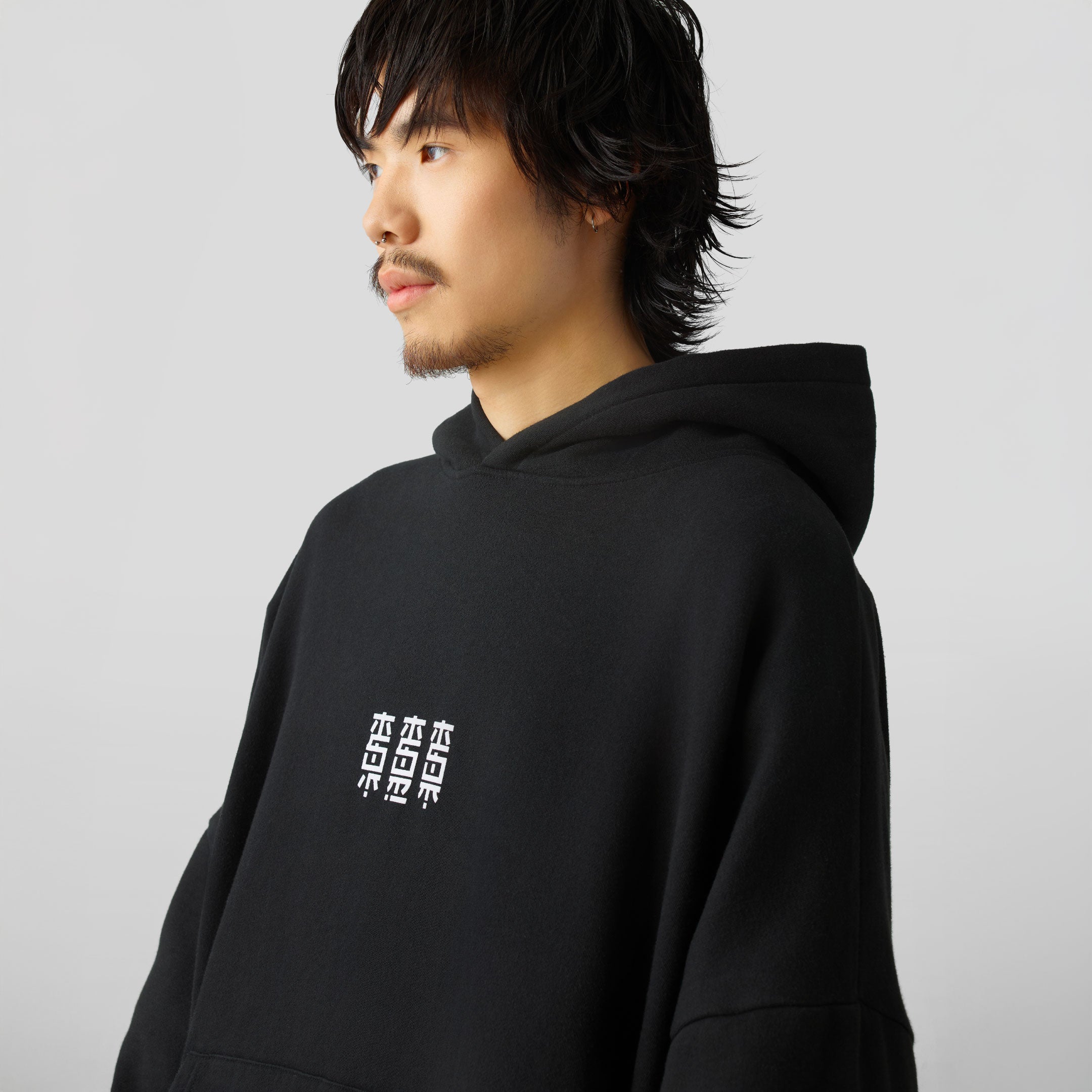 Waterlily・Sweat à capuche・Noir