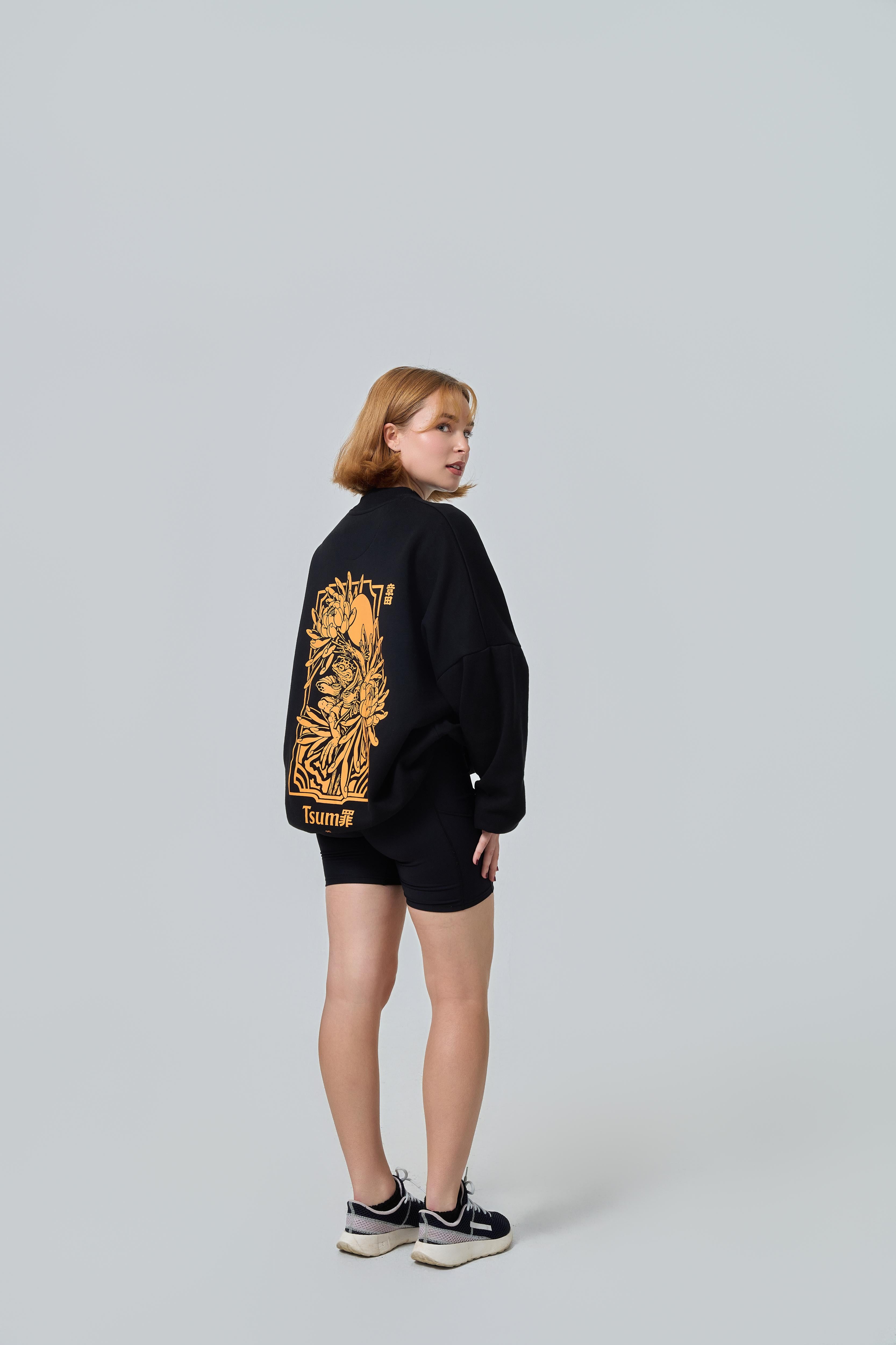 Tsumi x Sheuda . Crewneck・Black - Limited edition