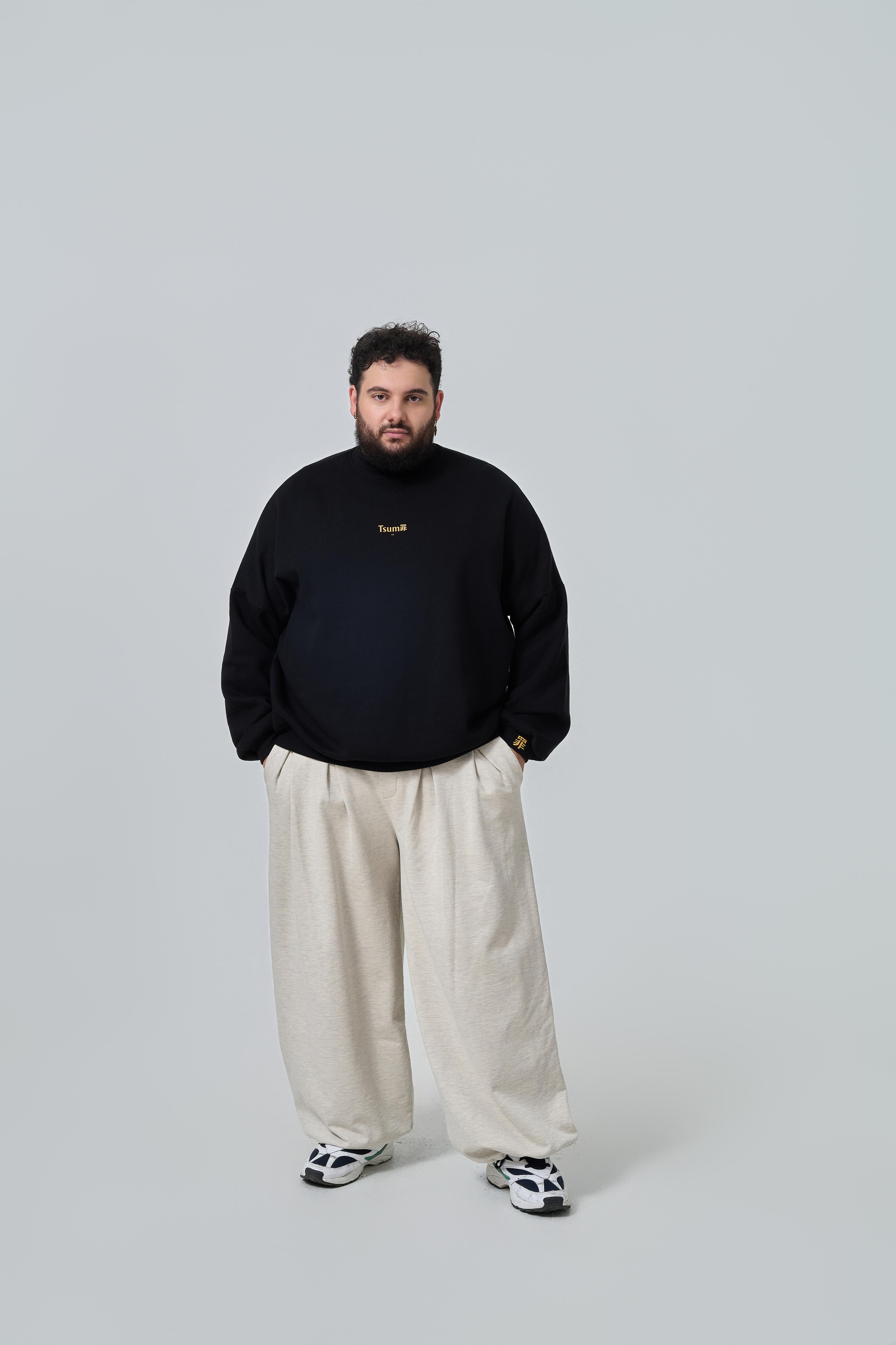 Tsumi x Sheuda . Crewneck・Black - Limited edition