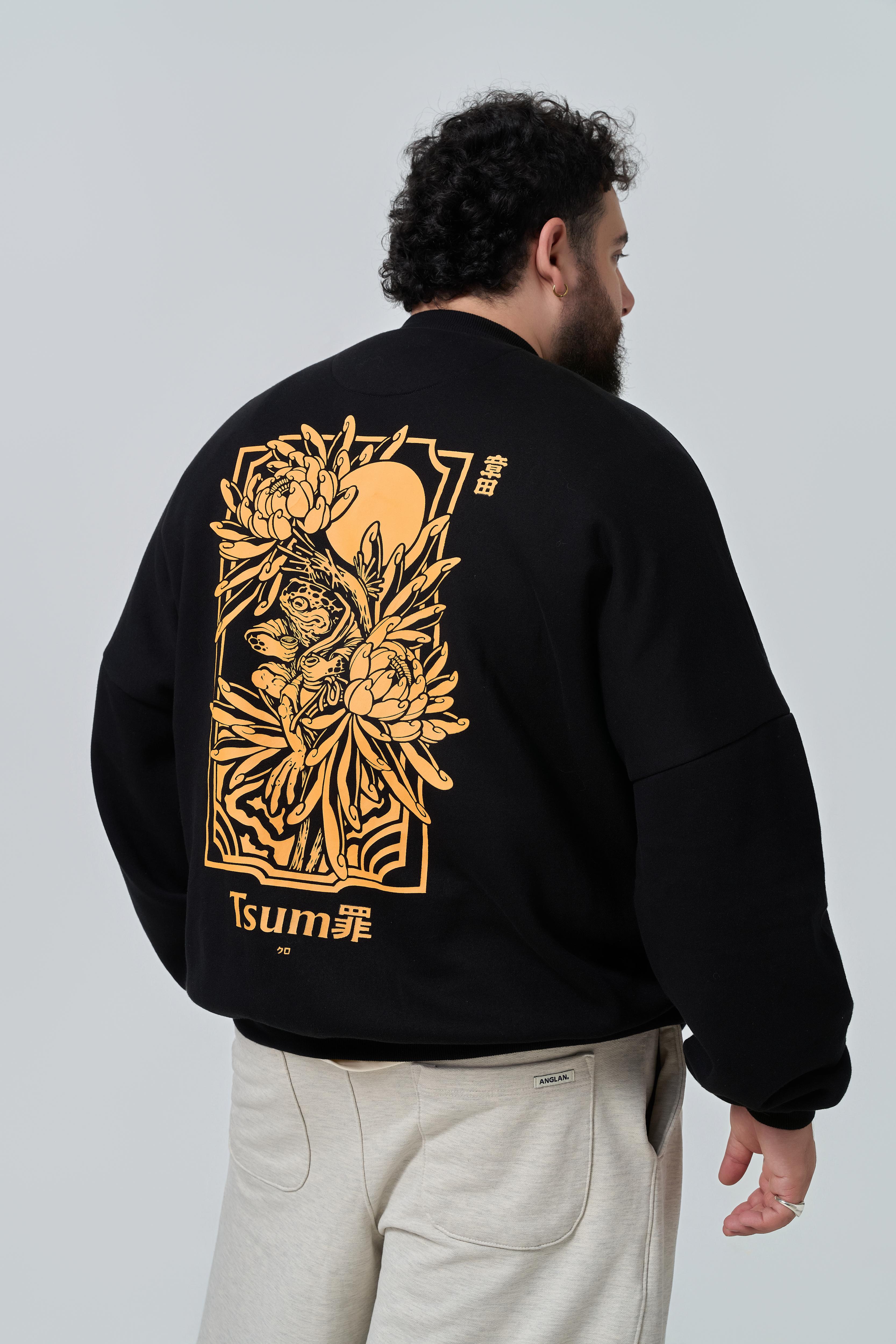 Tsumi x Sheuda . Crewneck・Black - Limited edition