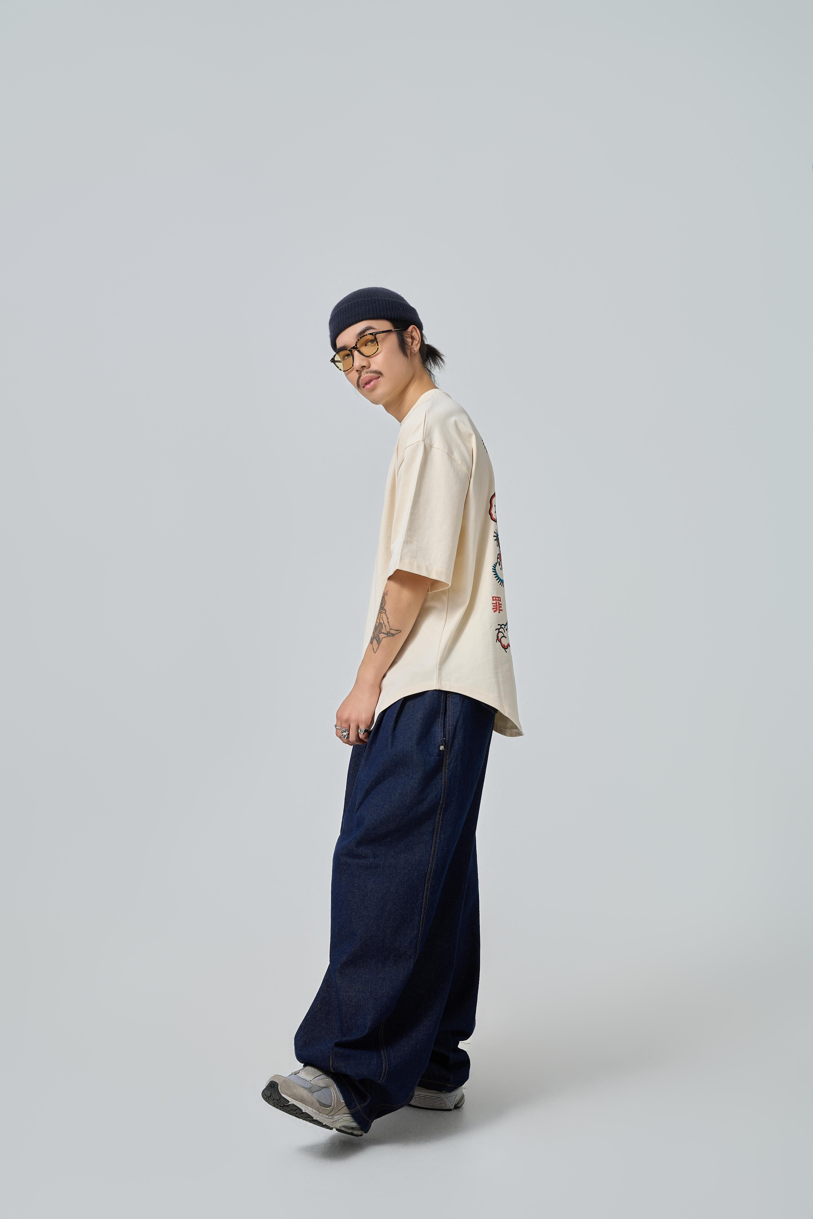 Tsumi x Lennyflash . T-shirt・Sand - Limited edition