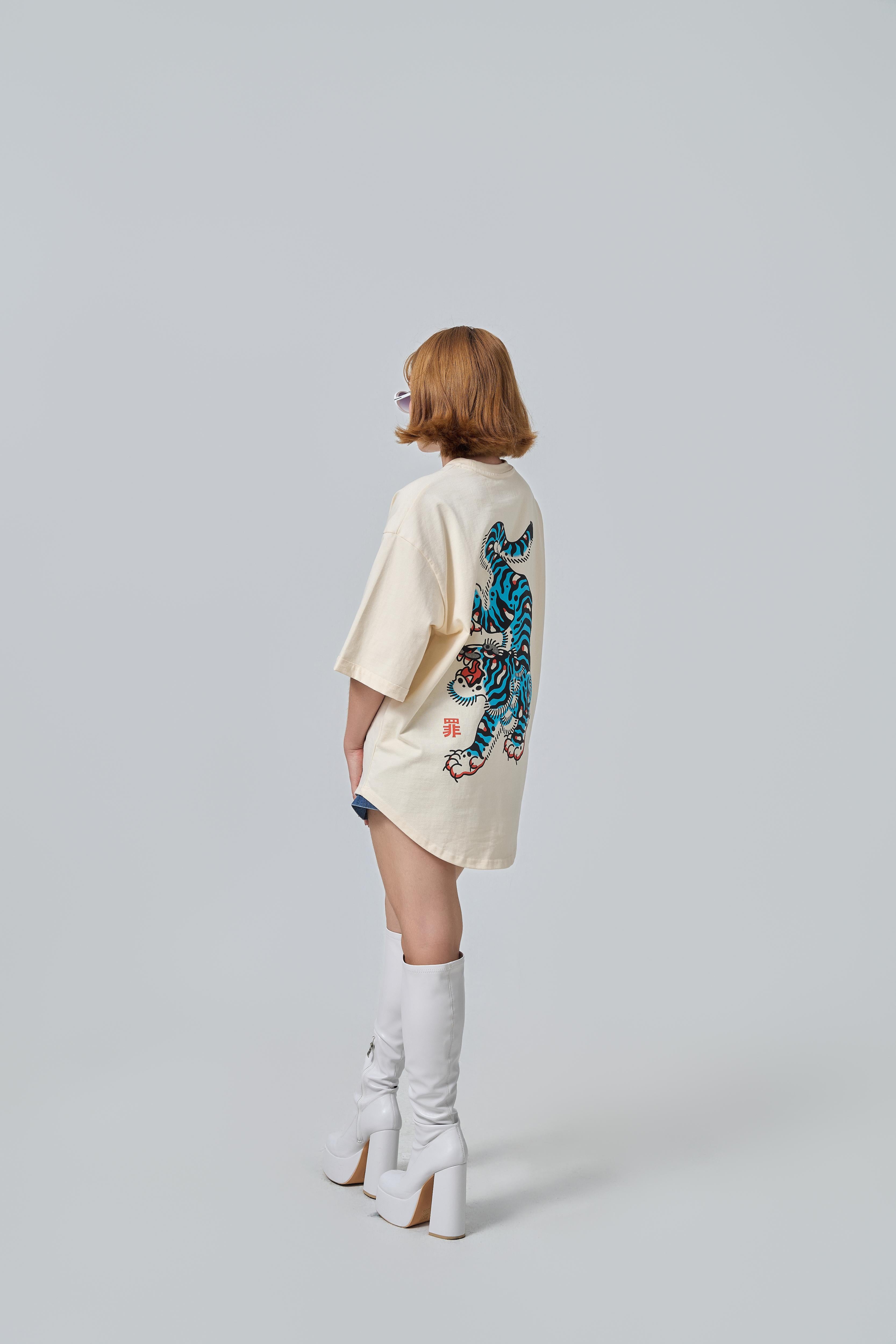 Tsumi x Lennyflash . T-shirt・Sand - Limited edition
