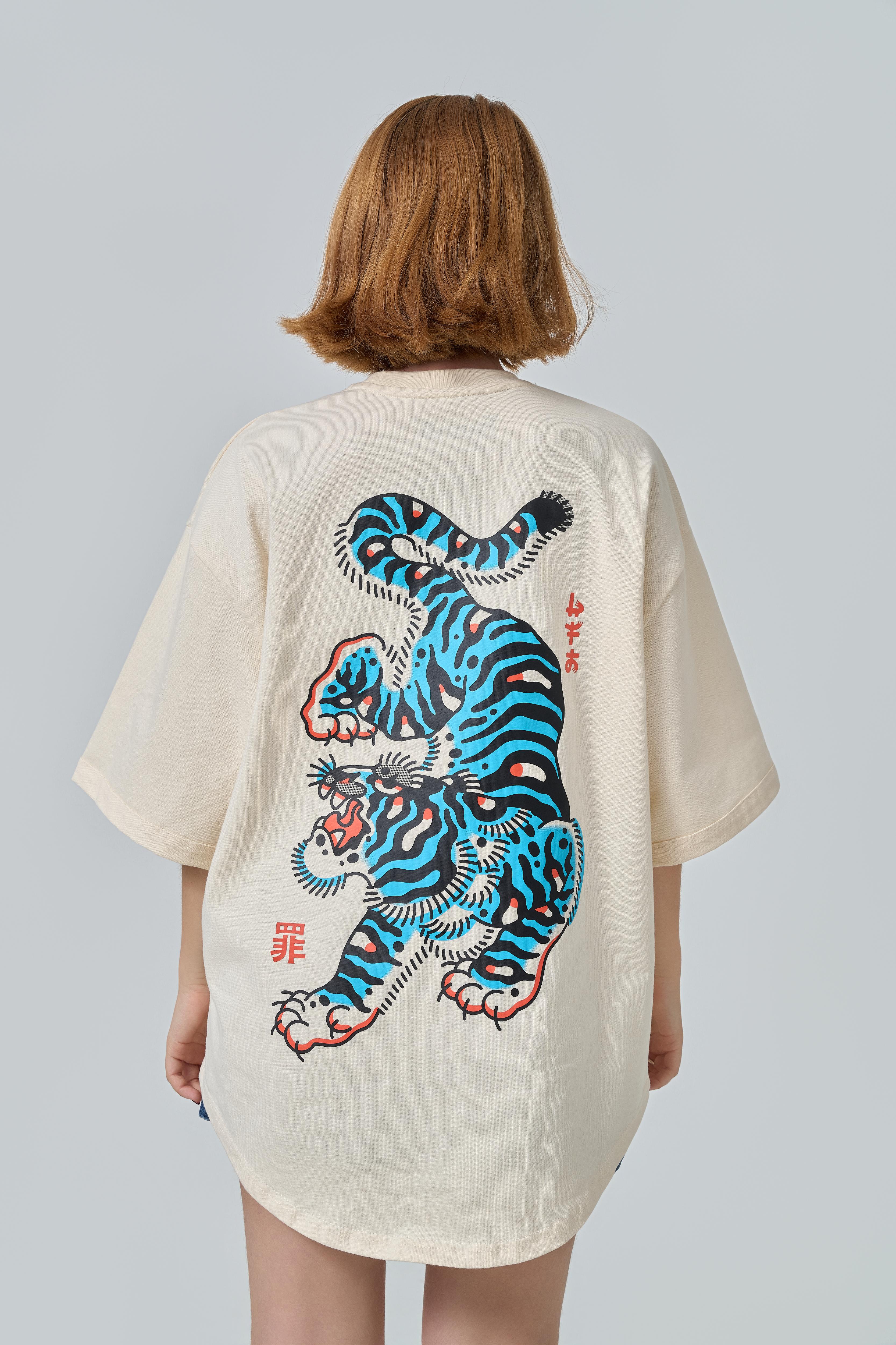 Tsumi x Lennyflash . T-shirt・Sand - Limited edition