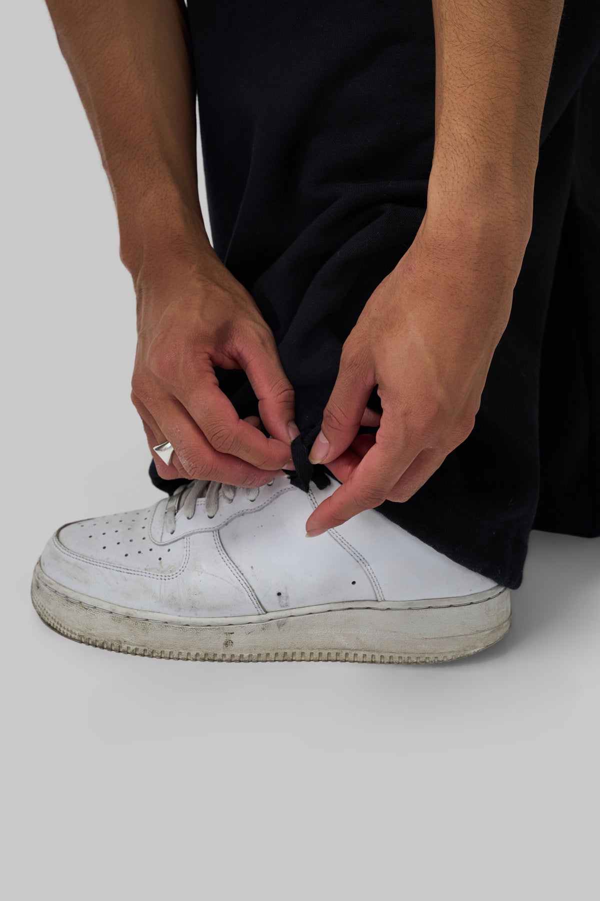Baggy Sweatpants . Black