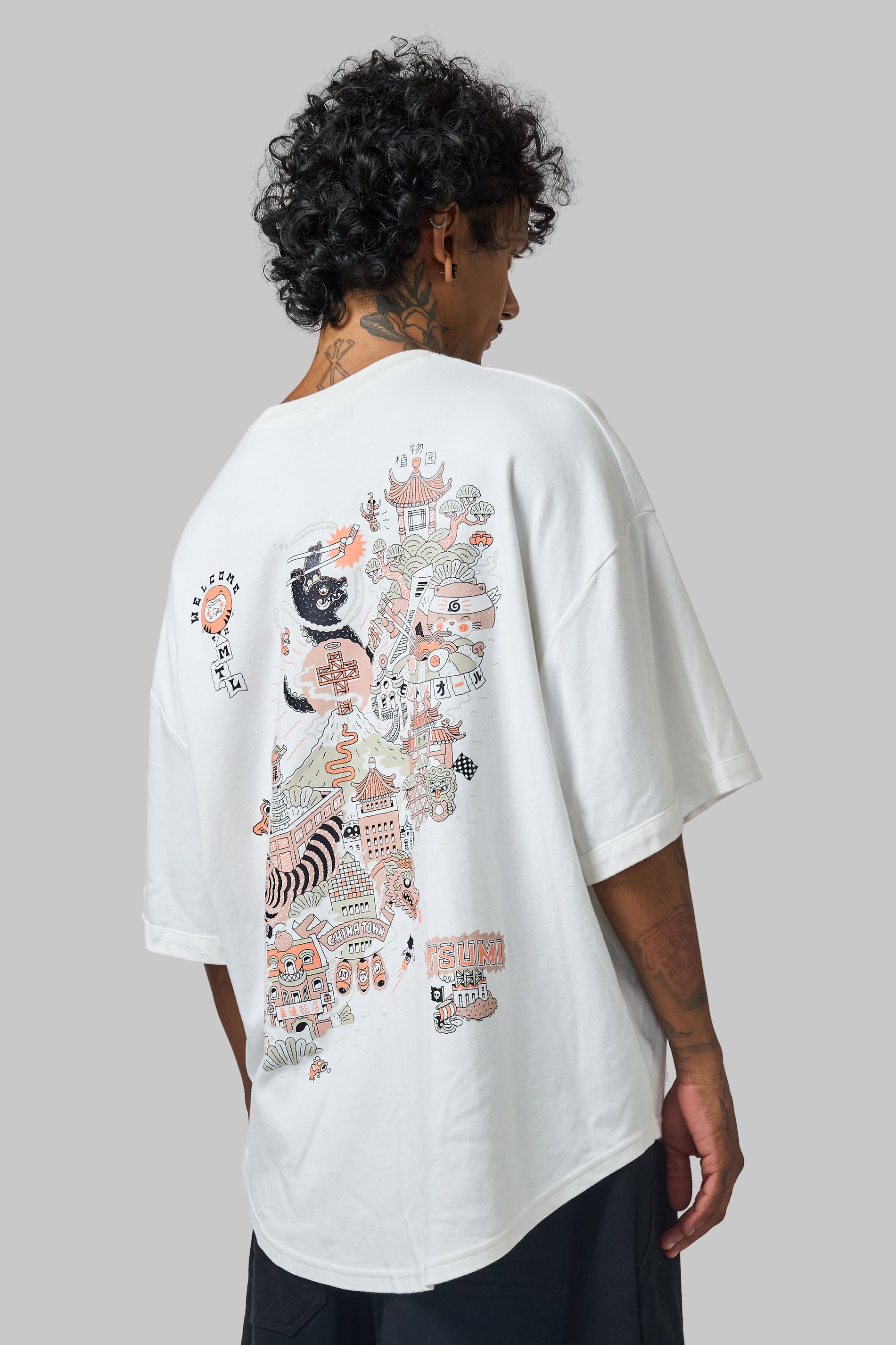 Tsumi x Romains Blais . T-shirt・White - Limited edition
