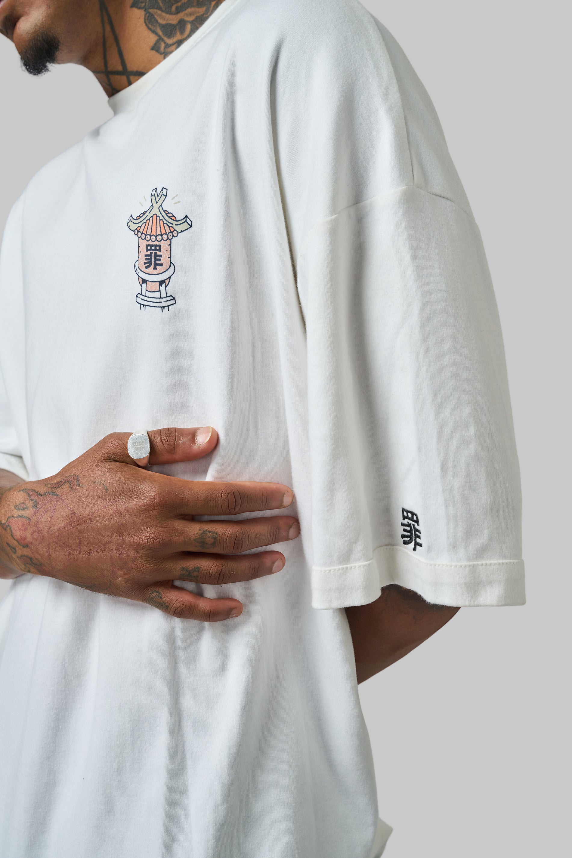 Tsumi x Romains Blais . T-shirt・White - Limited edition