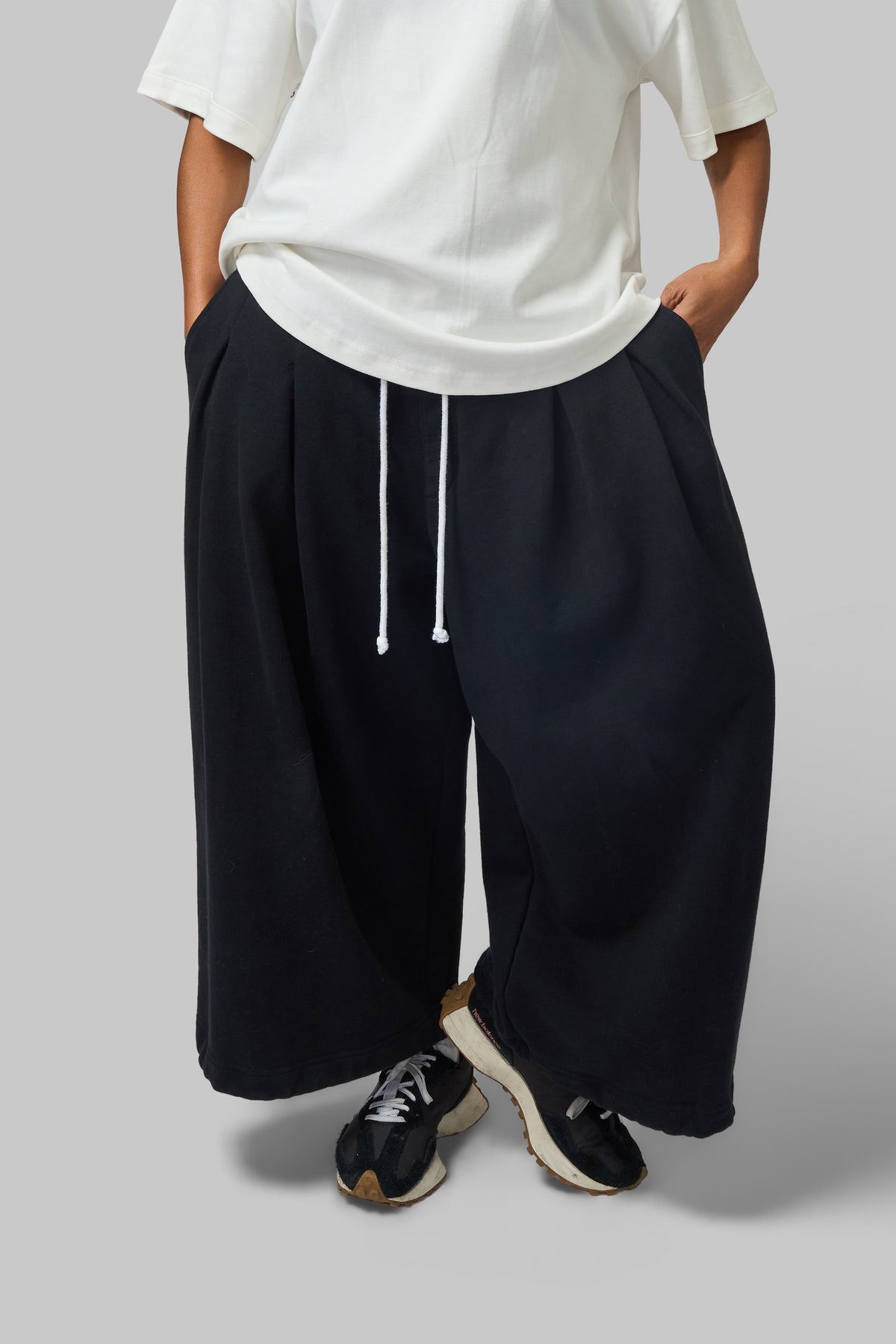 Baggy Sweatpants . Black