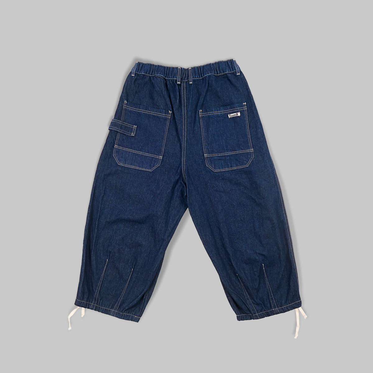 Pantalon en jean Balloon, Indigo