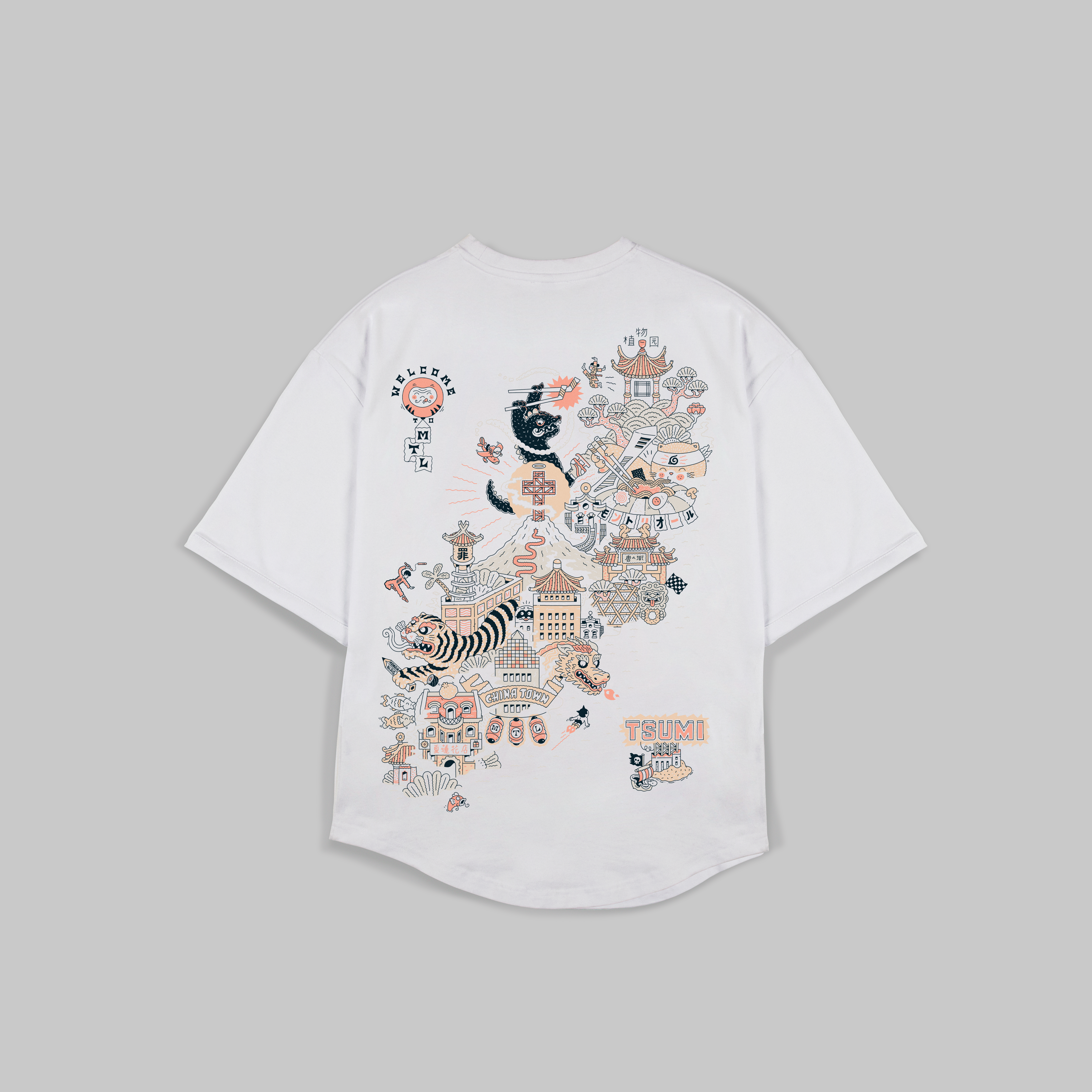 Tsumi x Romains Blais . T-shirt・Blanc - Édition limitée