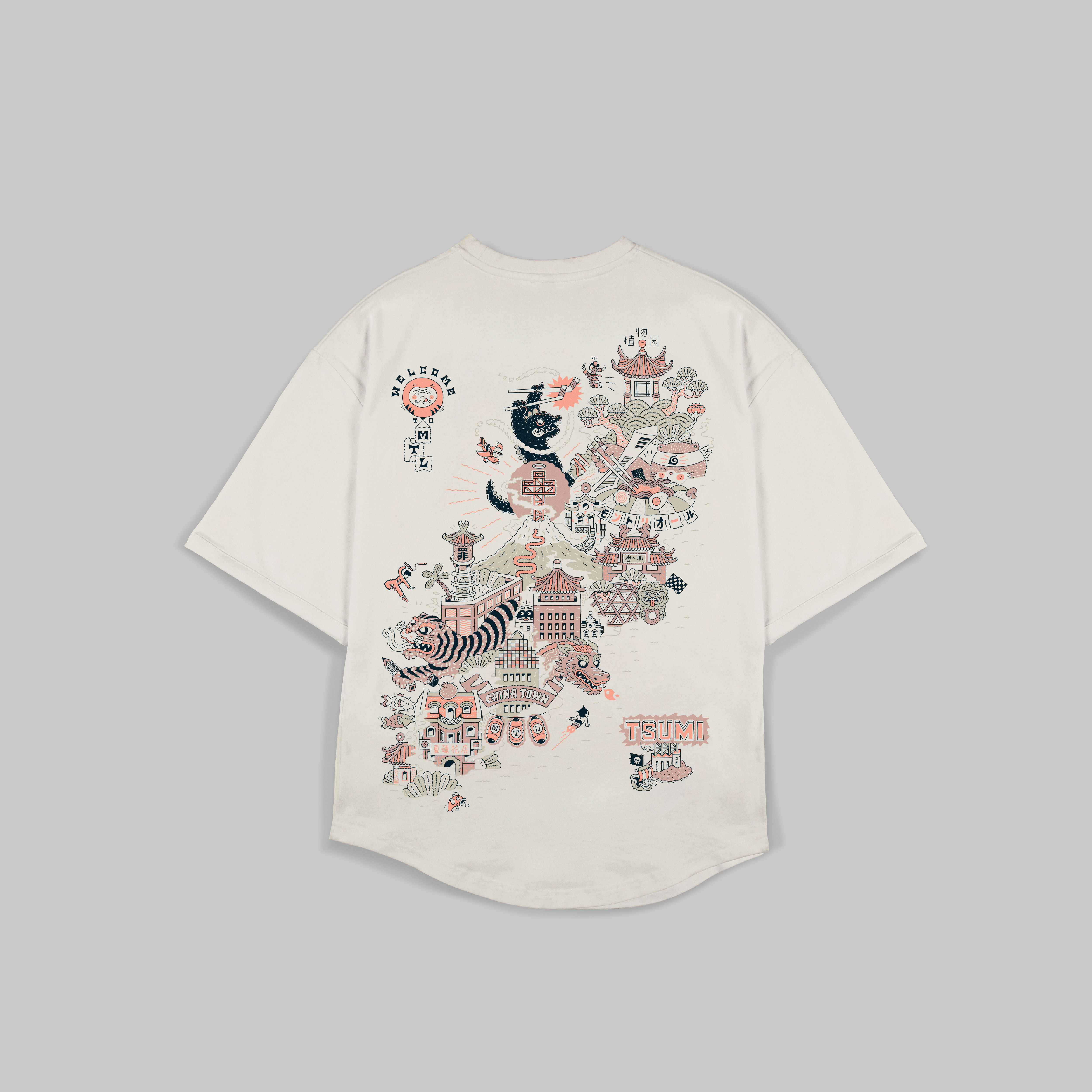 Tsumi x Romains Blais . T-shirt・Blanc - Édition limitée