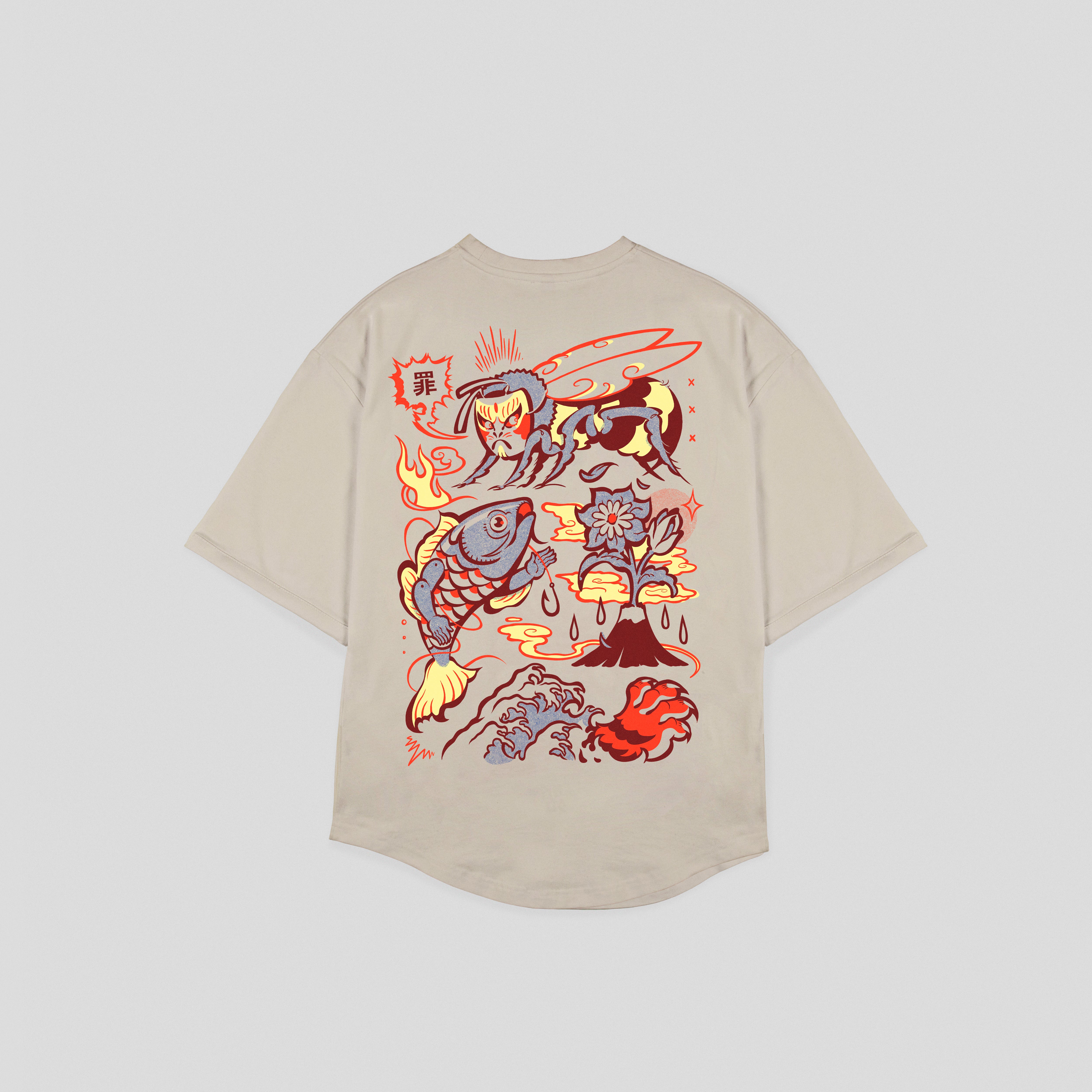 Tsumi x Tony Riff . T-shirt・Sand - Limited edition