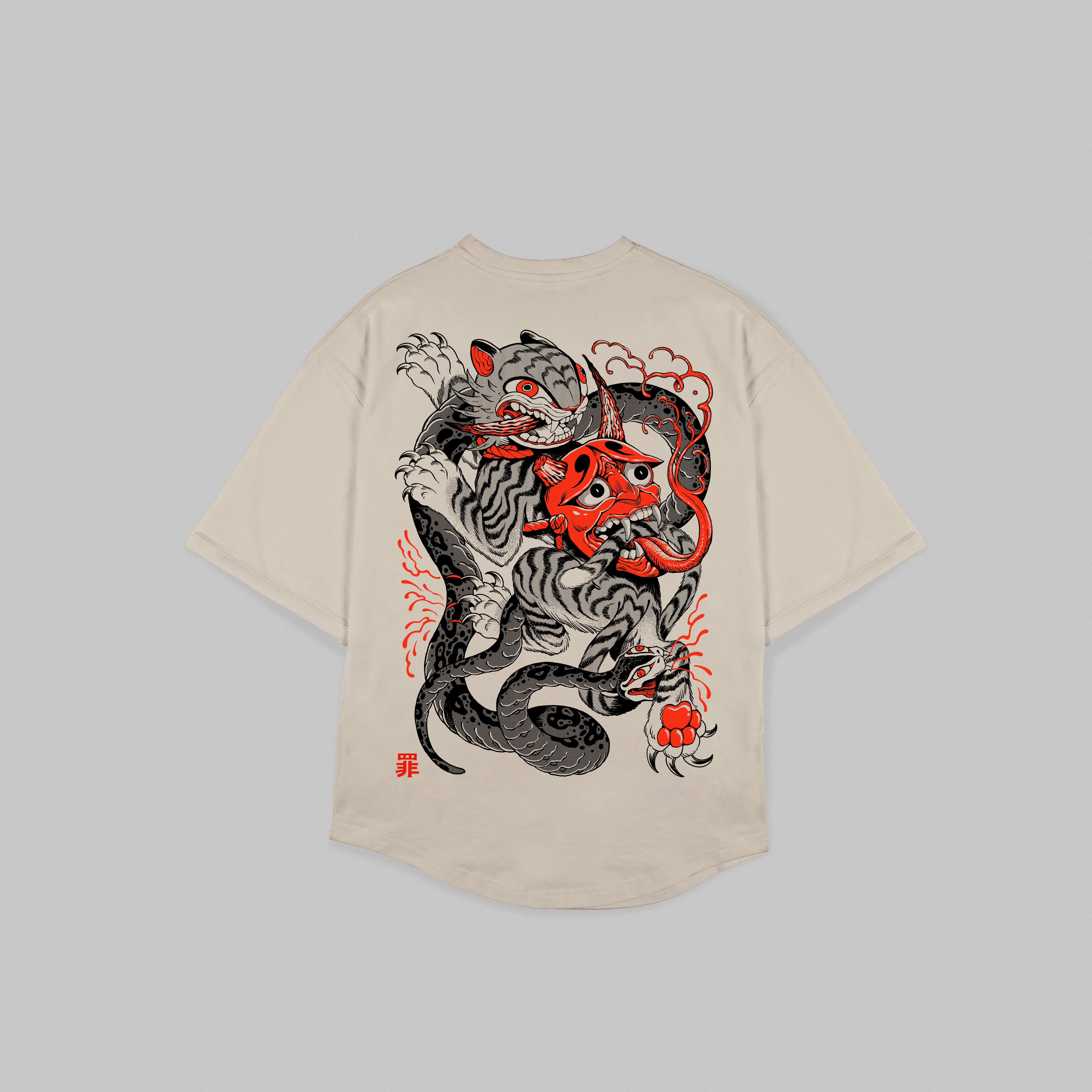 Tsumi x Didiusz . T-shirt・Sand - Limited edition
