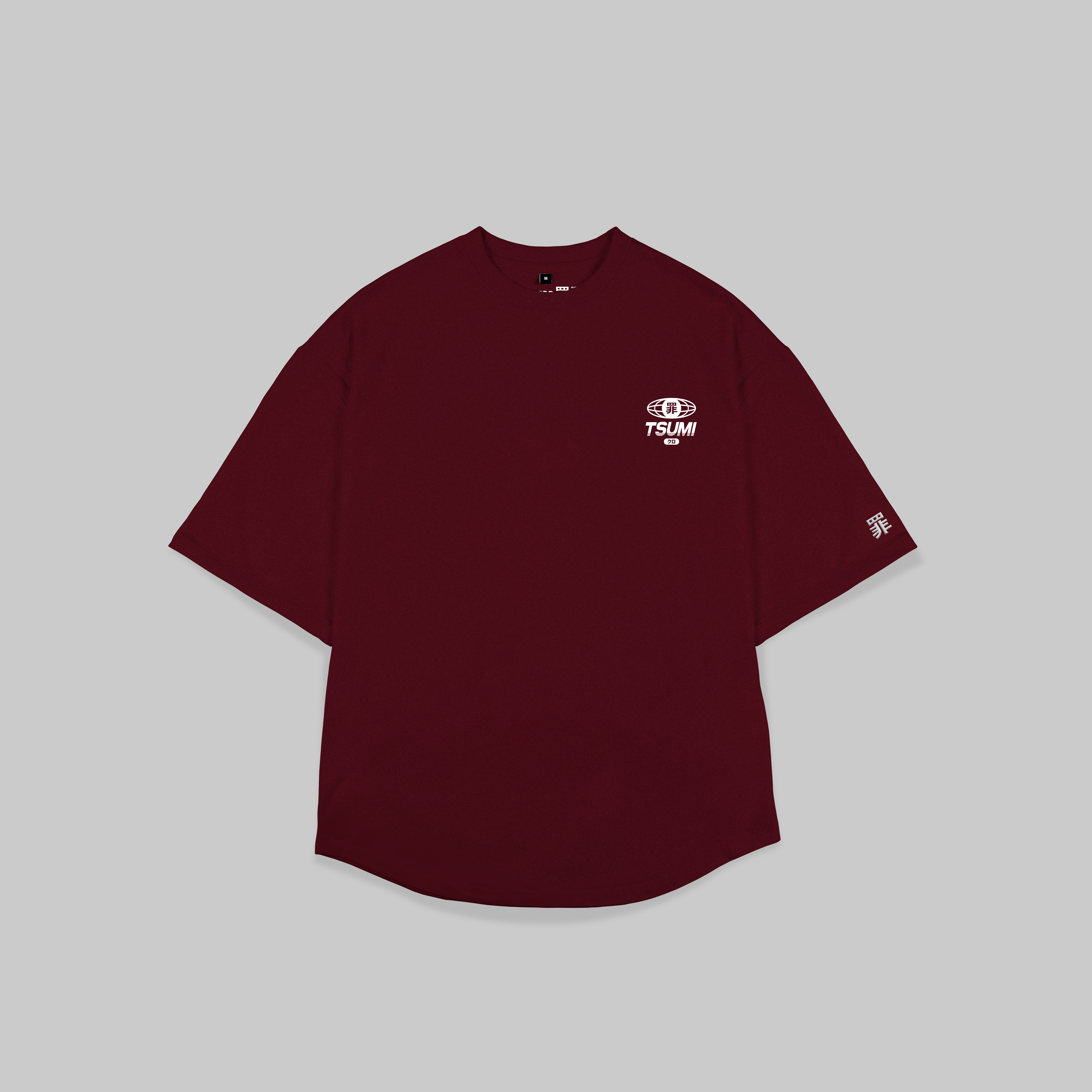 Tsumi x Jermie Jerms . T-shirt・Burgundy - Limited edition