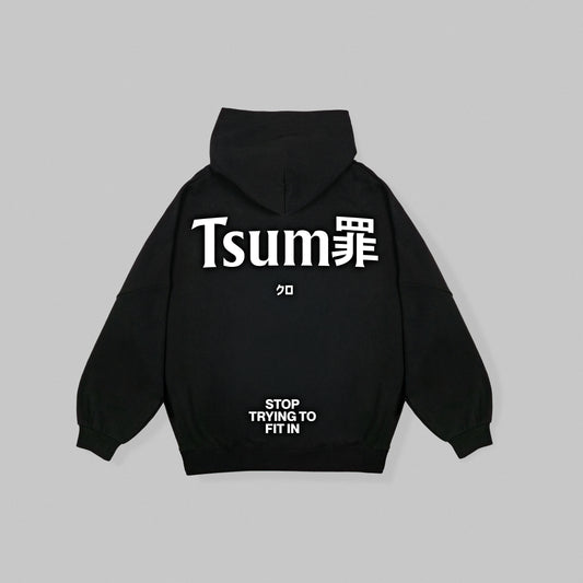 Basic . Hoodie・Black