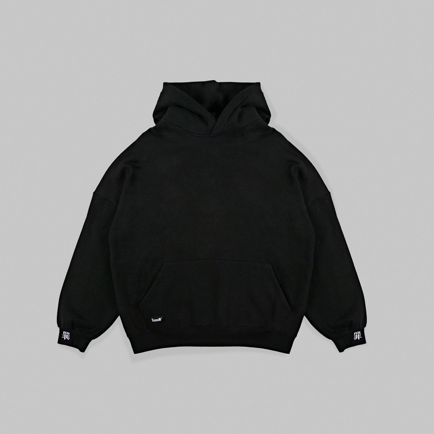 Basic . Hoodie・Black